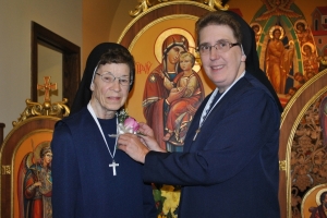 Celebrating Sr. Bonaventure's 80th - Sr. Albina's 70th and Sr. Tekla's 25th years of Consecration to