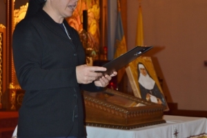 Sisters Tekla and Eliane visted St. Michael's Parish in Cherry Hill, NJ, with Bl. Josaphata Relic an