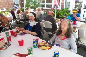 4th of July Picnic with the Residents of St. Joseph's Adult Care Home