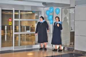 Welcoming the Icon of our Foundress Blessed Josaphata at JFK
